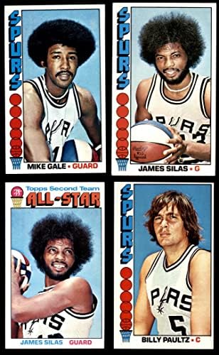 1976-77 Topps San Antonio Spurs Csapat készen áll a San Antonio Spurs (Set) VG/EX+ Spurs