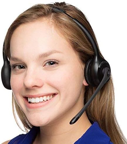 Plantronics CS520 Vezeték nélküli Fejhallgató Rendszer Csomag Fülhallgató Tanácsadó Törölje (Felújított)