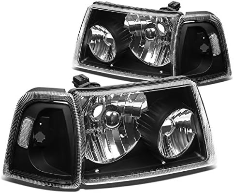 OE Stílus Fekete Ház Tiszta Sarokban Fényszóró Lámpa+Szerszám Készlet Kompatibilis a Ford Ranger 01-11