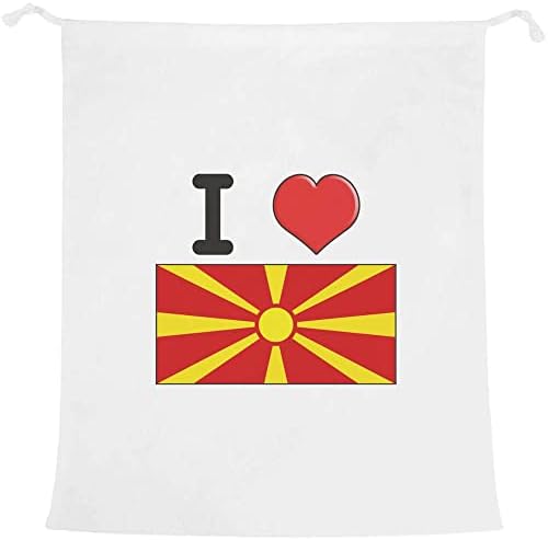 Azeeda 'Szeretem Macedónia Mosoda/Mosógép/Tároló Táska (LB00021442)