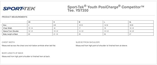 Sport-Tek Ifjúsági Versenyző Pólót. YST350