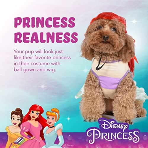 Disney Háziállat Halloween Disney Princess Ariel Jelmez - Extra Nagy -| Disney Hercegnő Halloween Jelmezek Kutyák, Hivatalosan Engedélyezett