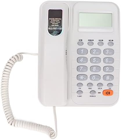 Asztali Vezetékes Telefon, KX‑T2029CID Irodai Telefon Office Hotel Haza Fix Vezetékes Támogatást Ingyenes Akkumulátor Kiterjesztését