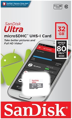 SanDisk Ultra 32 gb-os MicroSD HC-Osztály 10 UHS-1 Mobil Memória Kártya Samsung Galaxy A8 A7 A5 A3 On8 On7 Grand Miniszterelnök Plusz J2