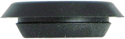 1/2 0,5 inch süllyeszthető Fekete Műanyag Test, fémlemez Lyukba Dugó Db 25 Caplugs