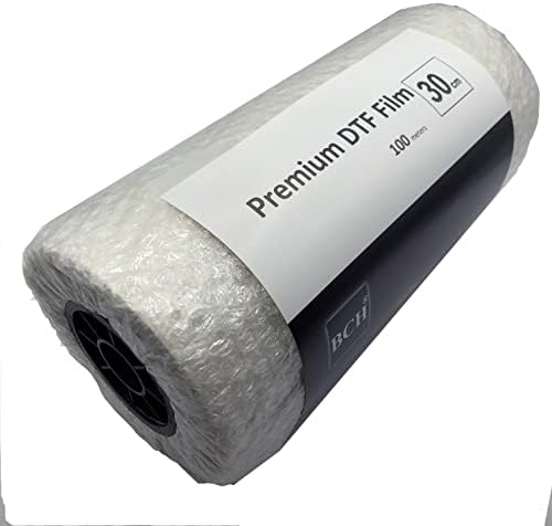 BCH Prémium SZEX Transzfer Film - Roll Csomag Direct-to-Fólia Nyomtatás - Cold & Hot Peel - Szélesség 30 cm-es (11.81) Hossza 100 m (328