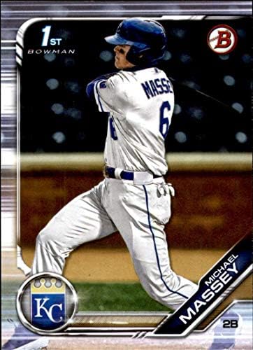 2019 Bowman Tervezet BD-111 Michael Massey RC Újonc Kansas City Royals MLB Baseball Trading Card