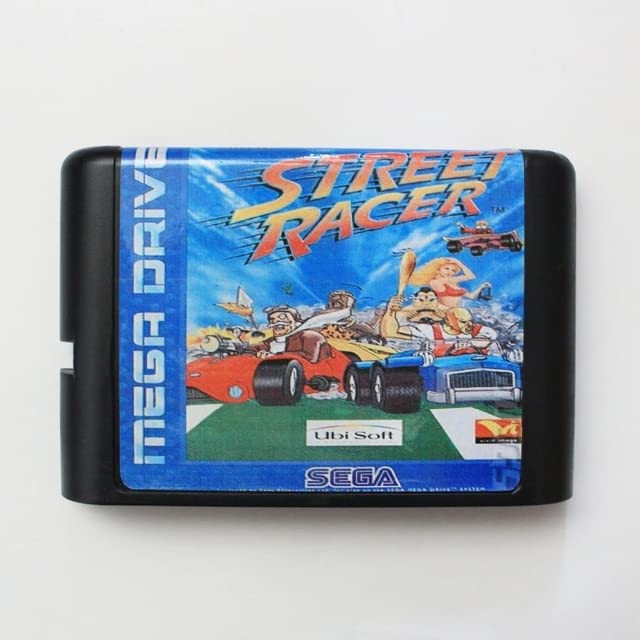 Földi Féreg Jim 2 16 Bit MD Játék Kártya Sega Mega Drive-Genesis-STREET RACER