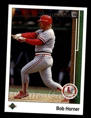 1989 Felső szint 125 Bob Horner St. Louis Cardinals (Baseball Kártya) NM/MT Bíborosok
