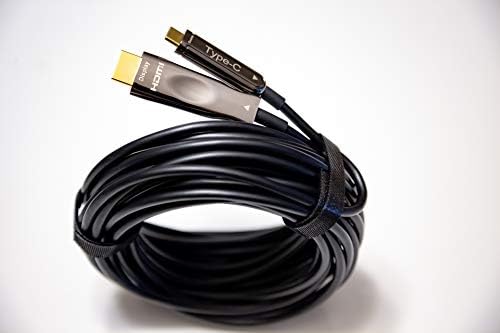 Pacroban Optikai USB C-Típusú HDMI-Kábel - 4K-60Hz, Thunderbolt 3 Kompatibilis, Hosszú (25 láb)