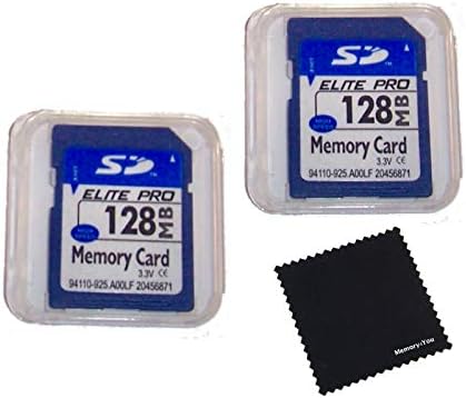 Elit Memória 2 Csomag 128mb Memória Kártya Kompatibilis a 128 MB-os SD Kártya, 2 Csomag Memória Kártyák, valamint az Esetekben