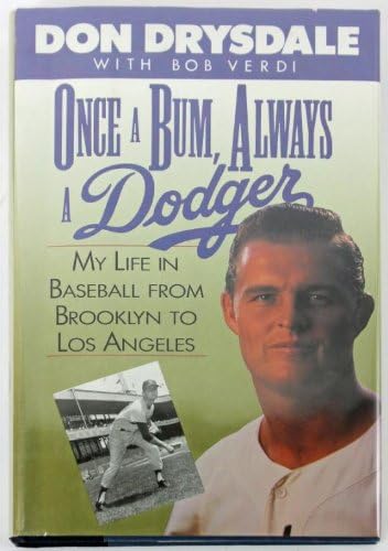 Dodgers Ne Drysdale Hiteles Dedikált Könyvet Autogramot PSA/DNS S85404