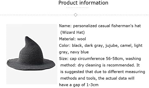 UXZDX Halloween kalap Férfi, illetve Női Gyapjú Kötött Sapka Divat Szilárd Kalap Diverzifikált Mentén A Kalap Barátnője Ajándékok (Szín : Egy,