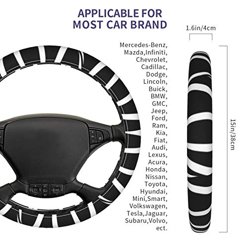 Afrikai Kente Ruhával Ismétlődő Mintát Design Luxus bőr autó kormánykerék fedél 3D honeycomb lyuk anti-slip-design, egyetemes