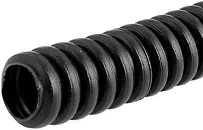 X-mosás ragályos Vezeték Hullámos Kábel Cső Bellows Cső, Tömlő Tömlő 6.57 21.6 M ft Long10mm Kívül Dia, Fekete(Conducto Tubo de