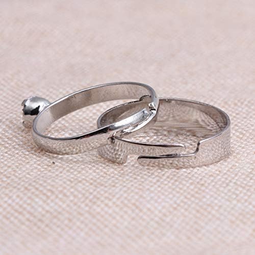 NUOBESTY Esküvő Ékszer Női Gyűrű 48db Mesterséges Gyémánt Gyűrű, Esküvői, Eljegyzési Gyűrűk, Ékszerek Romantikus Gyűrűk, Eljegyzés, Esküvő