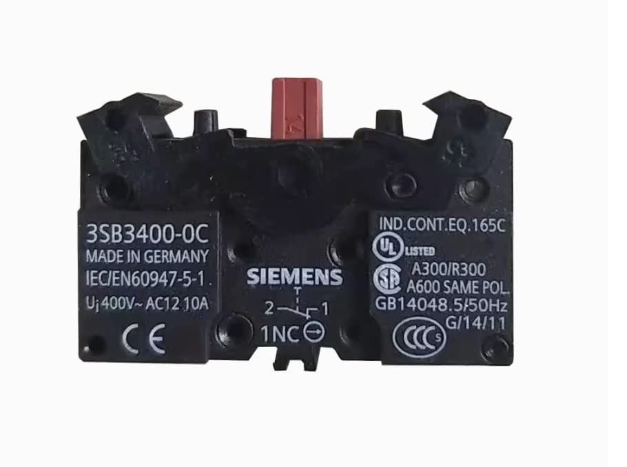 3SB3400-0C Nyomógombos Kapcsoló Kiegészítő Kontakt Megfelel a Siemens