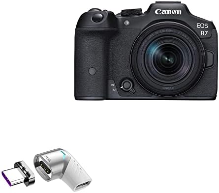 BoxWave Adapter Kompatibilis a Canon EOS R7 - MagnetoSnap PD Szög Adapter Mágneses PD Szög töltőadapter Saver Készülék Canon EOS R7 -