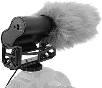 Nagy Érzékenységű Mikrofon (Sztereó/Shotgun) a Szélvédő & Döglött Macska Szél Muff Sony PXW-X160