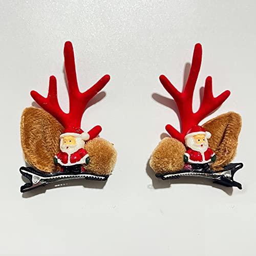 Karácsonyi hajtű - 1 pár szép rénszarvas füle haj díszek agancs fejfedőt hajtű Karácsonyi party, Karácsonyi ajándék