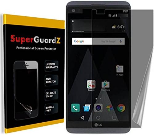 az LG V20 - SuperGuardZ Adatvédelmi Anti-Spy képernyővédő fólia, Tükröződésmentes, Anti-Karcolás, Anti-Buborék