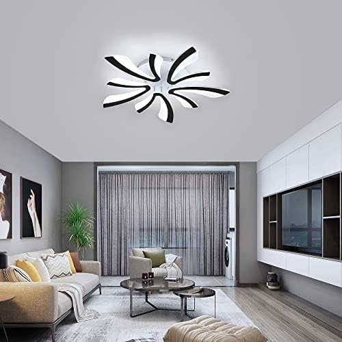 Deckrico Csillár Modern Mennyezeti Lámpa Félkör süllyeszthető Akril LED Mennyezeti Lámpa Nappali, Hálószoba, Étkező, Előszoba (hideg
