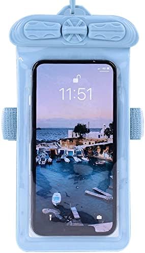 Vaxson Telefon Esetében, Kompatibilis a ZTE Út 30 Pro Plus Vízálló Tasak Száraz Táska [ Nem Képernyő Védő Fólia ] Kék