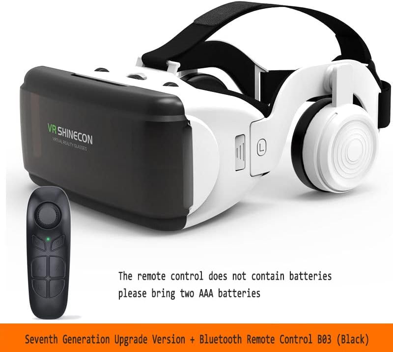 ECENS Virtuális Valóság VR Headset a Mobil,Kompakt Fejhallgató ,VR-Szemüveget, TV,Film & Video Játékok Kompatibilis iOS,Android &Támogatása