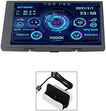 MOUDOAUER 3.5 Másodlagos Képernyő Mini USB Monitor IPS Tele Látószög 320x480 Felbontású Tartozék