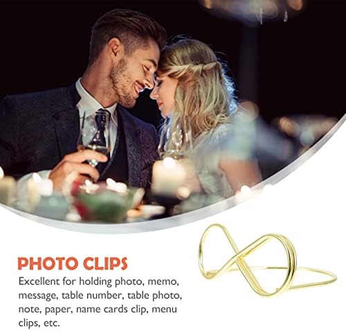 AAOTE Táblázat Száma Engedélyes Áll 20db Esküvői Ülő Címkék Placecard Klipek Név Beállítás Hely Kártya Tulajdonosok Fotó Picture Kártya