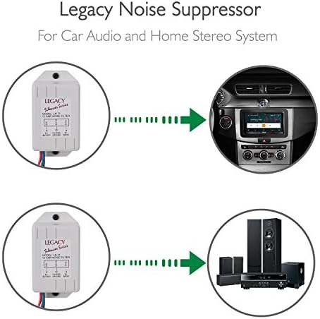 Legacy Zaj Szupresszor - Névleges 12 Amper Teljesítmény, illetve Csökkenti vagy Kiküszöböli a Motor Interferencia - Kompatibilis Vevő,