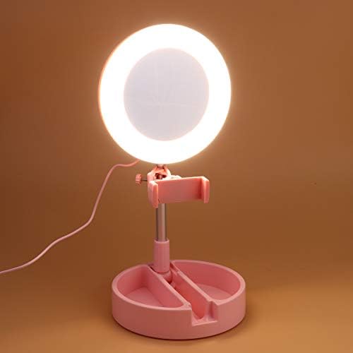 balacoo Kreatív Mobil Telefon készenléti LED Mobil Kiegészítő Fény Önarckép Gyűrű Lámpa Asztali Lámpa Szépség Állítható, egyrészes