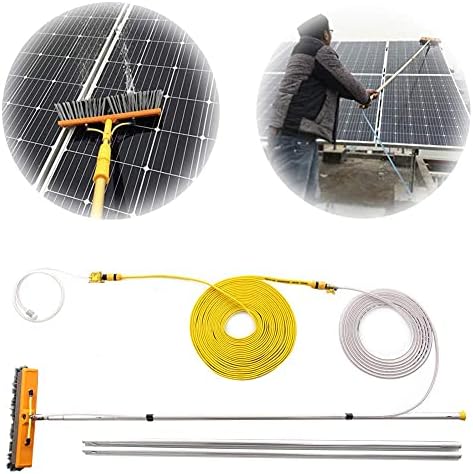 NZDY Ablak Tisztító Rúd, 4.5-9M Fotovoltaikus Panel Tisztítás Eszköz, Többcélú Vízpermet Ecset, Kihúzható Tisztább a Teherautók