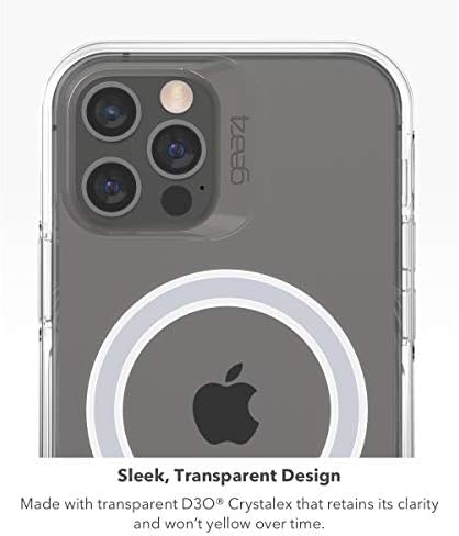 ZAGG Gear4 Crystal Palace Snap Esetben - Kristálytiszta Hatást Védelem MagSafe Kompatibilitási Apple iPhone 12, iPhone 12