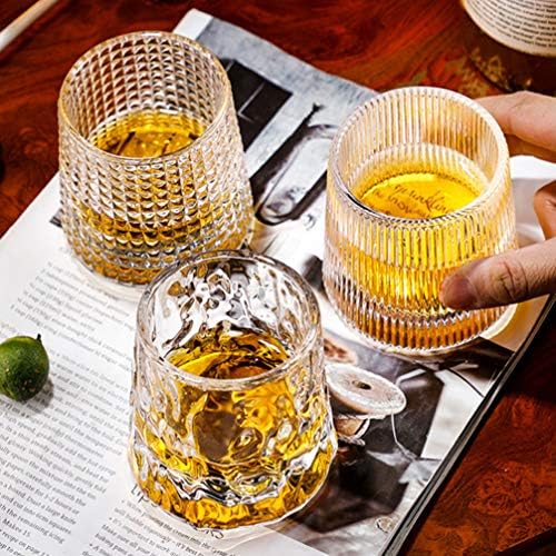 DOITOOL Tiszta Bögre Kristály Whiskys Poharat Forgatagban Bourbon Szemüveg Whiskey Kristály Sodrott Sziklák Szemüveg Koktél