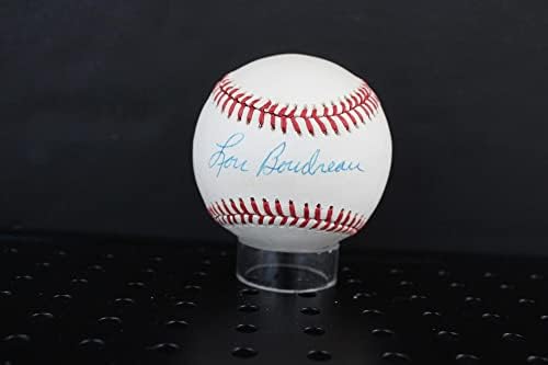 Lou Boudreau Aláírt Baseball Autogramot Auto PSA/DNS AB72005 - Dedikált Baseball