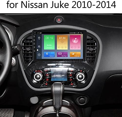 PLOKM Android Autó Sztereó Nissan Juke 2010-2014 9 Hüvelykes érintőképernyő Car Audio Vevő Bluetooth/WiFi/Kormánykerék Vezérlő/Fm/Support