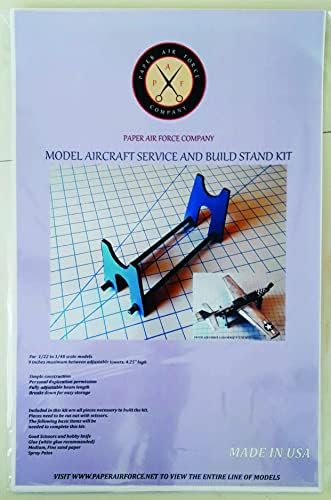 Papír légierő Modell Szolgáltatást Építeni Állvány Kit Kártya Modell (1/22-1/48) Fehér