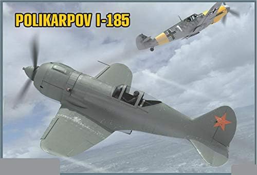 Art Modell Műanyag Modell Repülő Légijármű POLIKARPOV I-185 Szovjet Harcos 1/72 7206