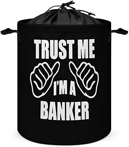 Bízz Bennem, én vagyok Bankár, Nagy Húzózsinórral Kosárban Vízálló Szennyesben Összecsukható Tároló Kosár Játék Szervezője