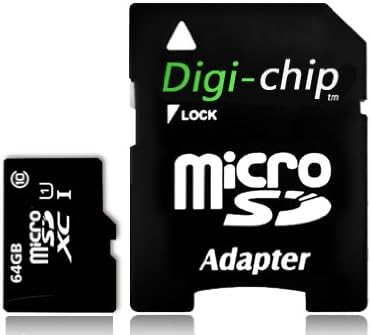 Digi-Chip 64 gb-os Micro SDXC Memória Kártya Micro-SD UHS-1. Készült a Samsung nagy Sebességű Memória Chipek. Samsung Galaxy Tab 4-8.0, 10.1