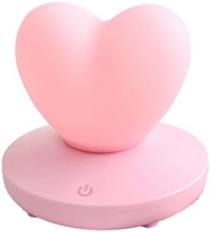 UXZDX Touch Vezérlés asztali Lámpa Újratölthető Lány Modellezés lámpa Energiatakarékos Romantikus Szerelem, Szív Alakú Dekoráció Éjszakai Fény