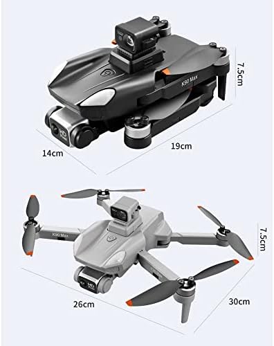 PRENDRE Összecsukható GPS Drón a 4K UHD Kamera Lézer Akadály Elkerülése Anti-Shake Felnőttek számára, Quadcopter a Brushless Motor, Auto