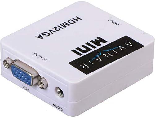 AVInAir Mini HDMI-VGA Átalakító (Műanyag), Fehér (AV-SF-HVG102B)