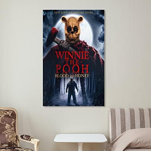 A film Plakát, Poszter Terem Esztétikai 24x36 Winnie-The-Pooh Vér, Édes Otthon, Iroda Dekoráció (2) Wall Art Festmények Vászon