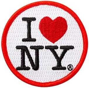 Szeretem New Yorkot 2.5 Dekoratív Emlék, Vas-A Hímzés Javítás (Fehér)