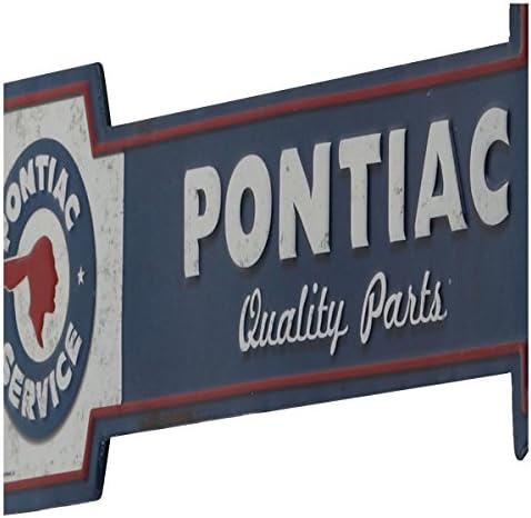 Open Road Márka Pontiac Minőségű Alkatrészeket Dombornyomott Fém Nyíl Jel - Vintage Pontiac Jele, a Garázsban, vagy a Férfi Barlang