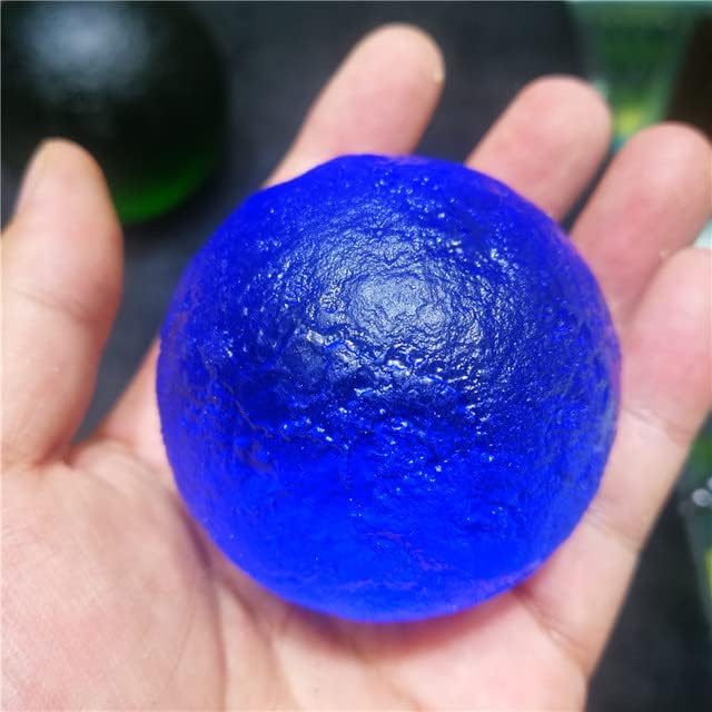 XIAOJIA cseh Meteorit Gömb Kristály Gyógyító Labdát Családi Dekoráció Ajándék-Mély Kék