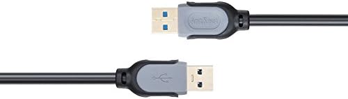 USB-USB Kábelt, AntKeet 15ft USB 3.0 Típusú 24/28AWG kábel Kábel adatátviteli sebesség akár 5.0 Gbps a Merevlemez Házak, Nyomtató, Modem,