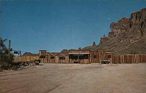 Bányászati Tábor Étterem Apache Junction, Arizona AZ Eredeti, Régi Képeslap